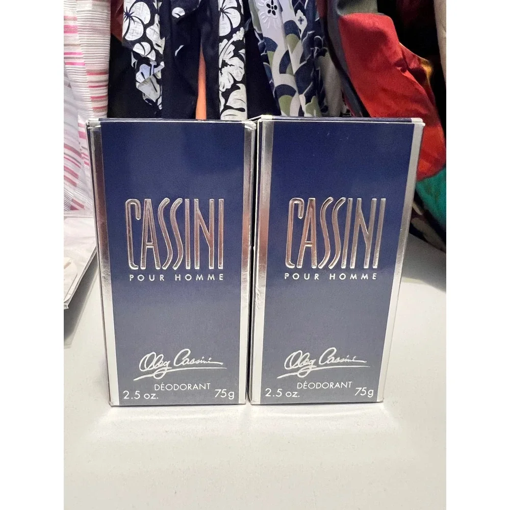 Vintage Cassini Pour Homme Oleg Cassini Deodorant 2.5 oz Lot of 2 1994 Rare Nee